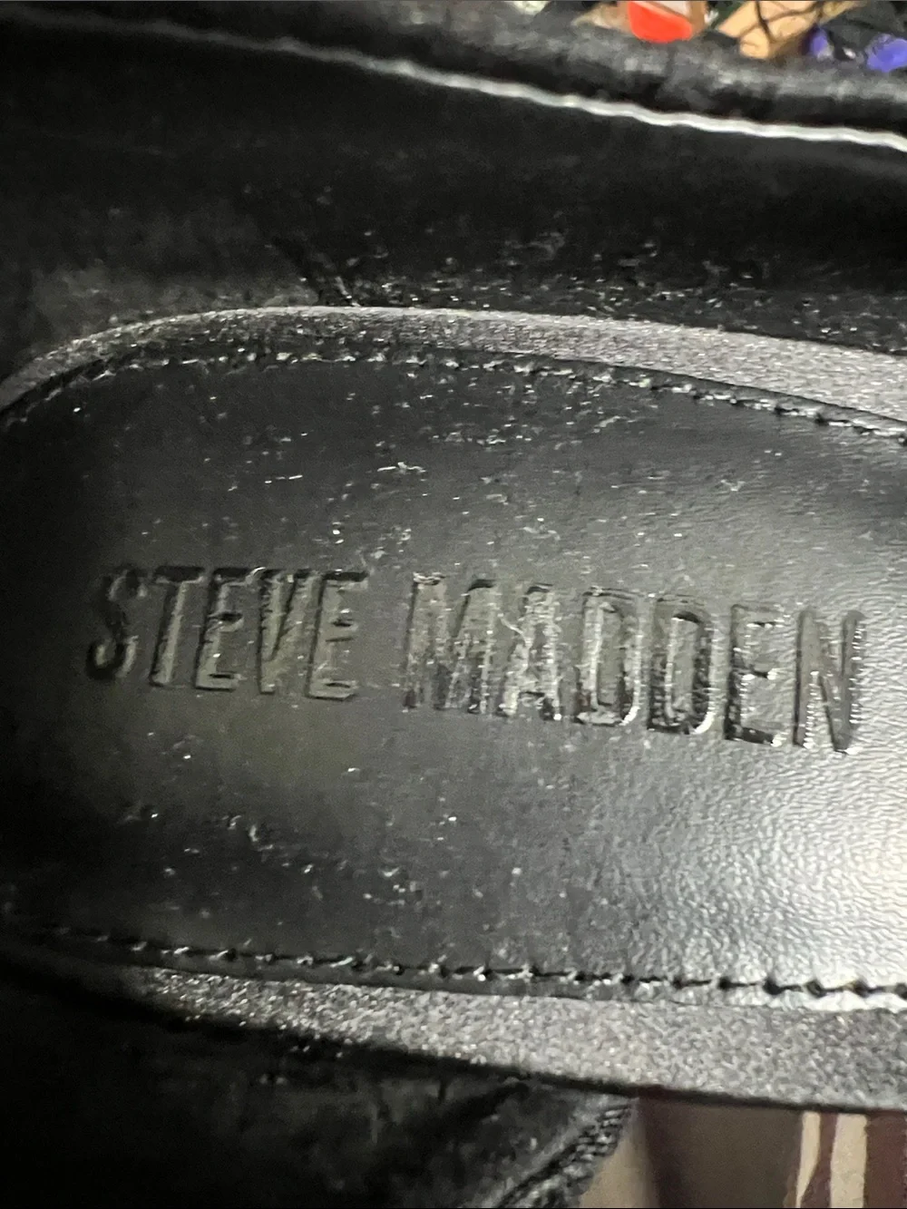 Steve Madden Black Pleated Fabric Coated Pointed-Toe Pumps size 10M